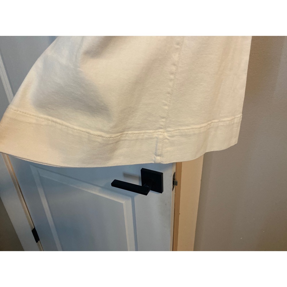 Pilcro White High Rise Cropped Wide Leg Flare Denim Pants Women Size 28 - Picture 8 of 8